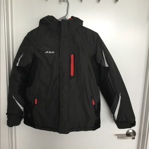 F.O.G By London Fog Gray/Black Winter Coat Size  18  $ 50